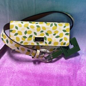 NWT Kate Spade lemon belt bag